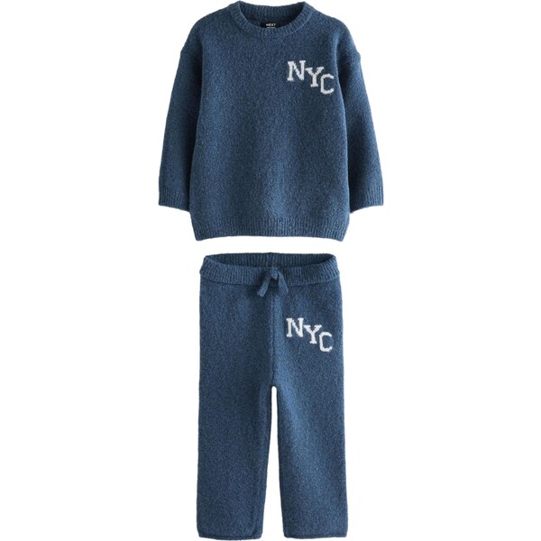 Next Set námornícka modrá / biela 65644561