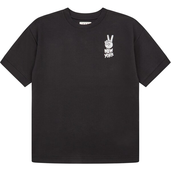 STACCATO Tričko čierna / prírodná biela 65646334