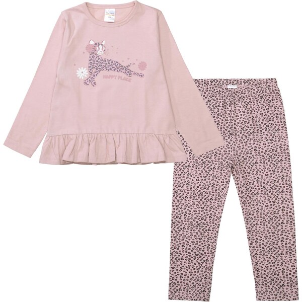 STACCATO Pyžamo fialová / pastelovo fialová / čierna / biela 64875372