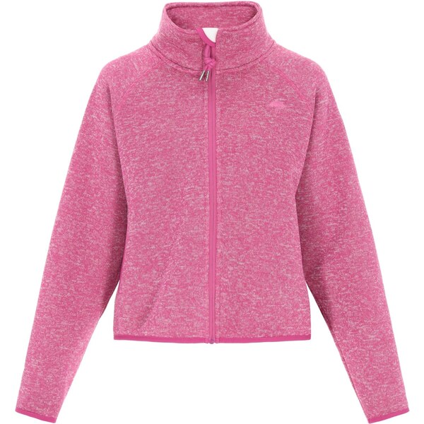 Schmuddelwedda Flisová bunda s ružovými fľakmi 65656442