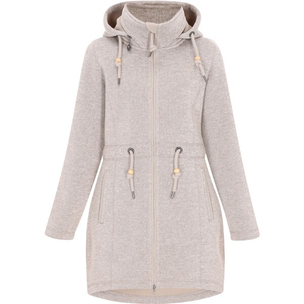 Schmuddelwedda Flisová bunda béžová melírovaná 65979791