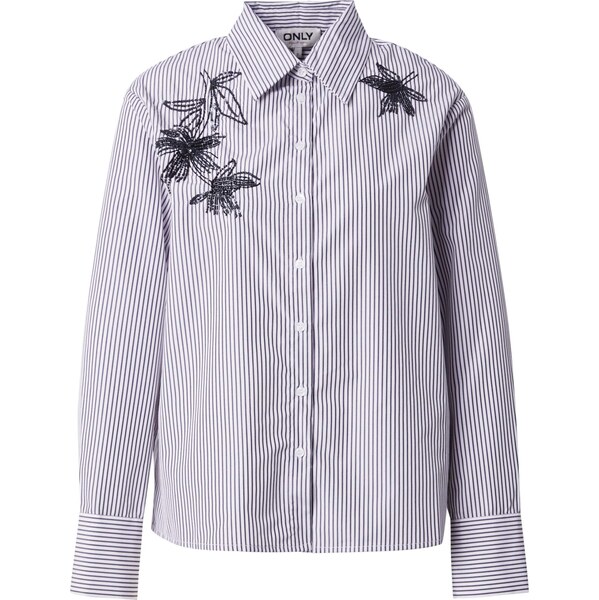 ONLY Blúzka ONLEVI tmavomodrá / čierna / biela 65886103