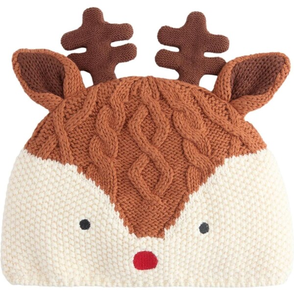 Next Čiapky Christmas slonová kosť / svetlohnedá / brusnicová 65879858