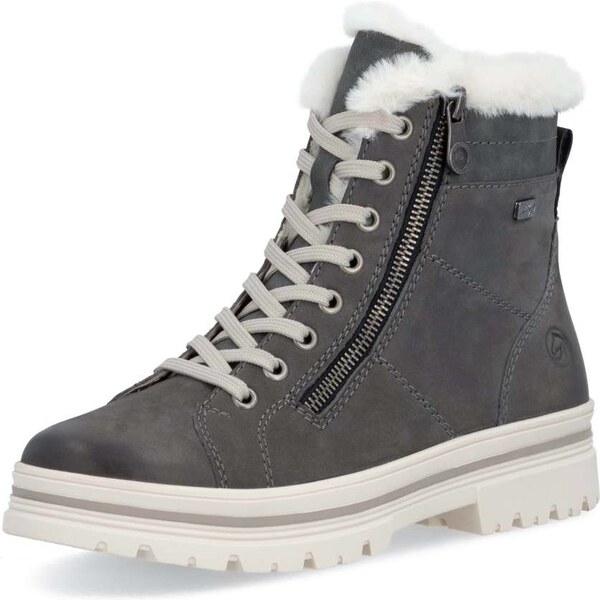 RIEKER Dámska členková obuv REMONTE D2U73-45 sivá W5 64833238
