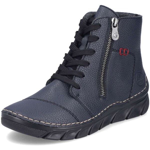 Dámska členková obuv RIEKER 55034-14 modrá W5 64833240