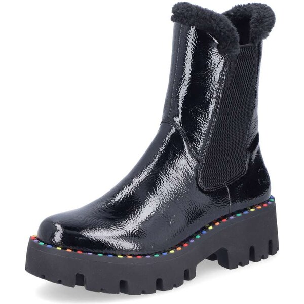 Dámska členková obuv RIEKER Y3350-00 čierna W5 64833249