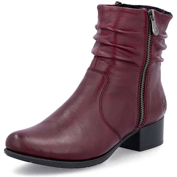 Dámska členková obuv RIEKER 78656-35 červená W5 64836411