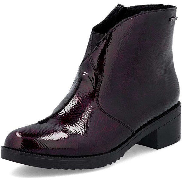 Dámska členková obuv RIEKER Y0553-35 červená W5 64836415