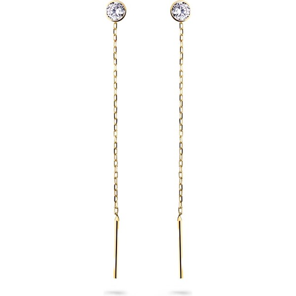 Cutie Jewellery Prevliekacie zlaté retiazkové náušnice Z5032-10-X-1 66583167