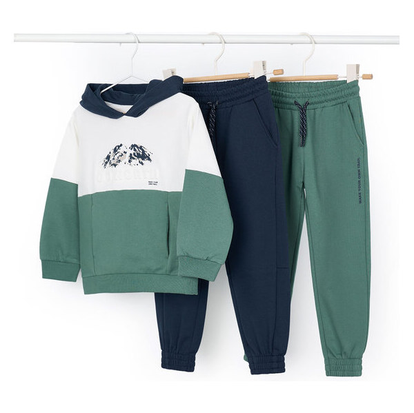 Súprava 2 párov teplákových nohavíc a mikina Mayoral 64904298