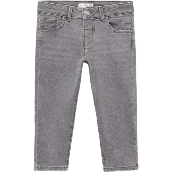 MANGO KIDS Džínsy DIEGO svetlosivá 65365355