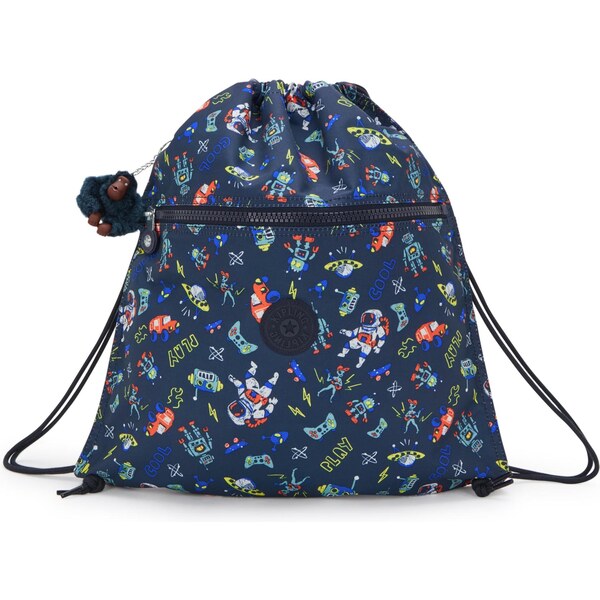 KIPLING Vak Supertaboo modrá / tmavomodrá / kiwi / biela 66037293