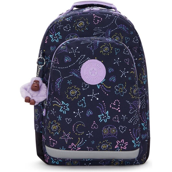 KIPLING Batoh Class Room námornícka modrá / nebesky modrá / žltá / 65882433