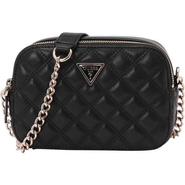 GUESS Taška cez rameno GIULLY II CAMERA BAG zlatá / čierna 65305217