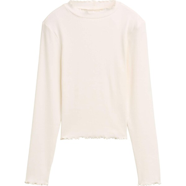 TOM TAILOR Tričko šedobiela 65043467