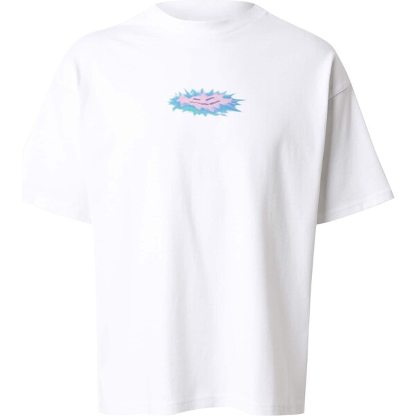 WEEKDAY Tričko Great zafírová / azúrová / ružová / biela 64875538