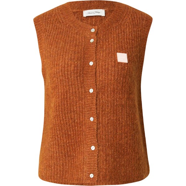 AMERICAN VINTAGE Kardigán EAST19MCE24 hnedá melírovaná 65035704