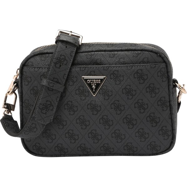 GUESS Taška cez rameno MERIDIAN II CAMERA BAG tmavosivá / čierna 65300800