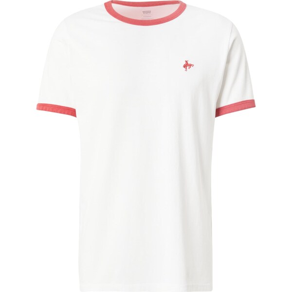 LEVIS Tričko brusnicová / biela 64849306