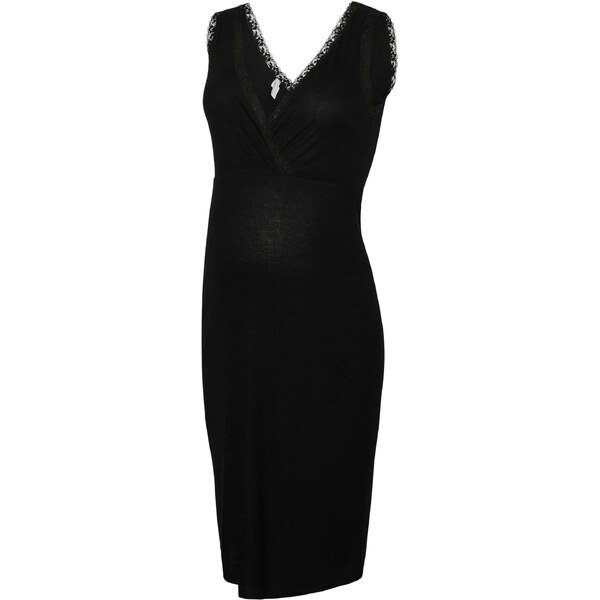 MAMALICIOUS Nočná košieľka MLLOTUS čierna 64849264