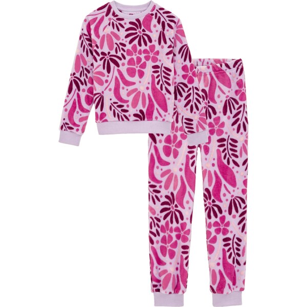 WE Fashion Pyžamo fialová / s ružovými fľakmi 65883128