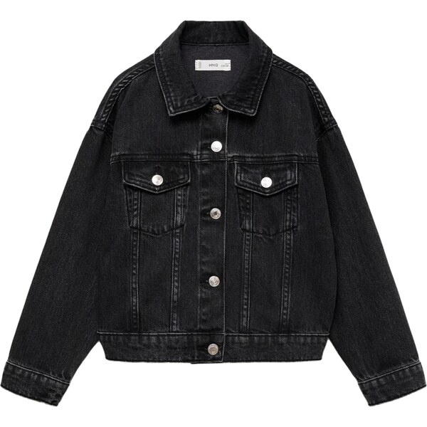 MANGO KIDS Prechodná bunda Alice čierna 65372975