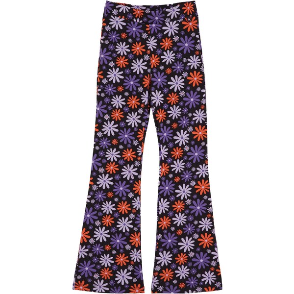 WE Fashion Nohavice levanduľová / tmavofialová / oranžovo červená / 65884090