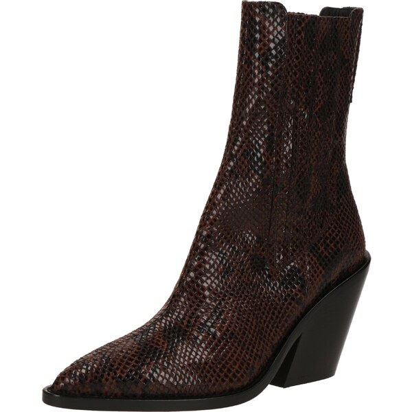 IRO Chelsea čižmy tmavohnedá / čierna 66008591