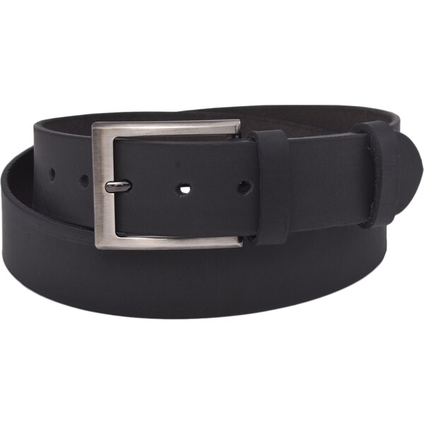 Mercucio Pánsky kožený opasok 747-40-47 čierny hladký pracka Medard 64848547