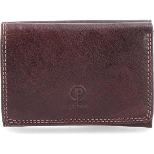 Dámska kožená peňaženka Poyem hnedá 5216 Poyem H 17715117