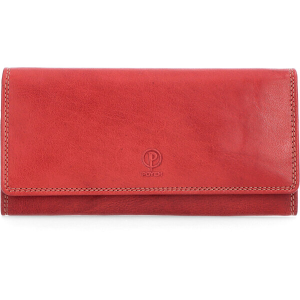 Dámska kožená peňaženka Poyem červená 5214 Poyem CV 17715123