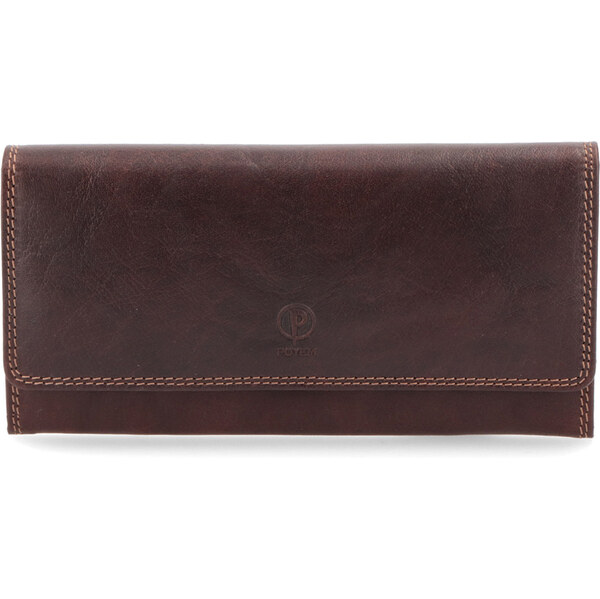 Dámska kožená peňaženka Poyem hnedá 5214 Poyem H 17715122