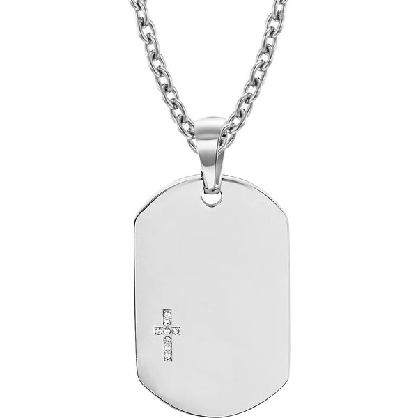 Sams Artisans Náhrdelník Dog Tag Cross chirurgická oceľ INHM072 62086779