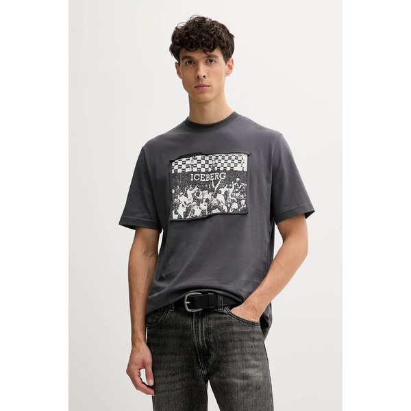 Bavlnené tričko Iceberg 64857319