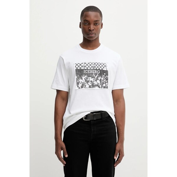 Bavlnené tričko Iceberg 64858297