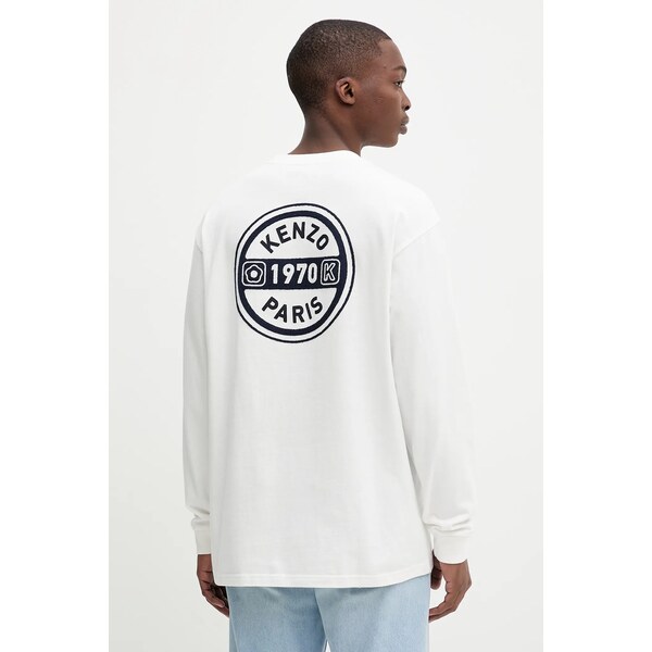 Bavlnené tričko s dlhým rukávom Kenzo 64857902