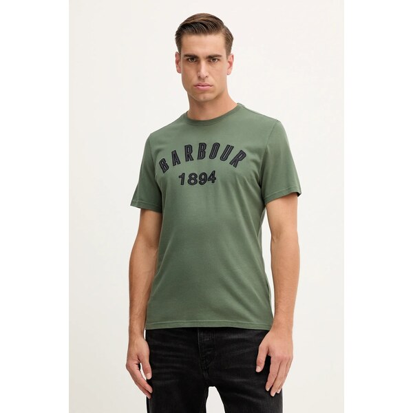 Bavlnené tričko Barbour HOLLINS 64858348