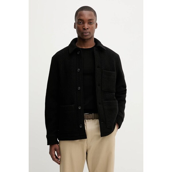 Vlnená bunda A.P.C. veste emile logo 64858229