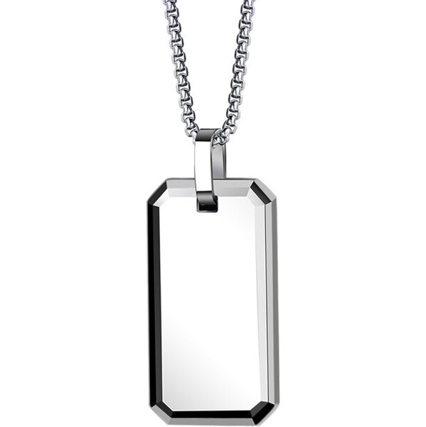 Sams Artisans Náhrdelník Edge ID chirurgická oceľ INHM080 64860049