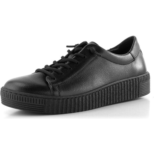 Gabor kožené čierne poltopánky 73.331.27 65612052