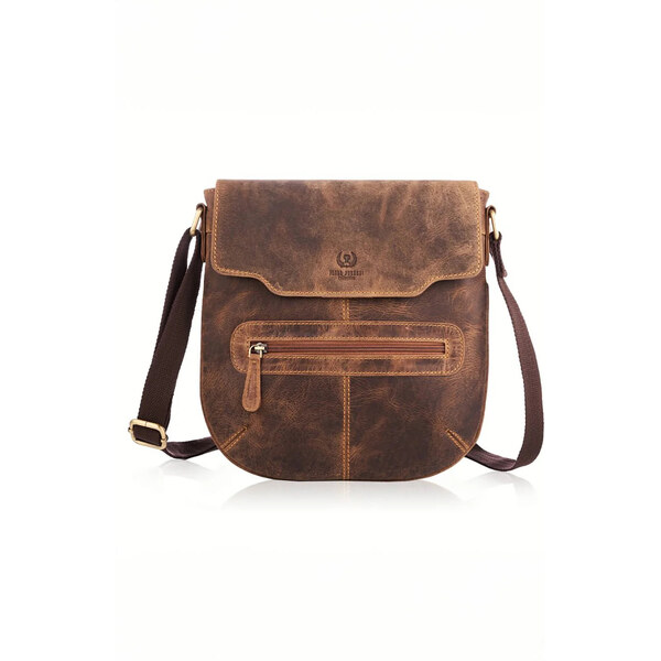 David Jones Taška z prírodnej kože T-61-HBR 191537 Galanter 64861573