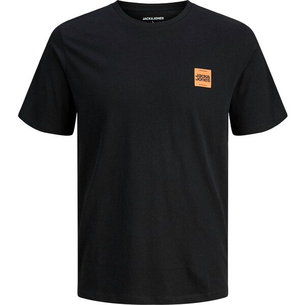 JACK & JONES Tričko Brandy svetlooranžová / čierna 64866038