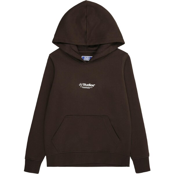 Jack & Jones Junior Sveter JJESoho tmavohnedá / biela 65658881