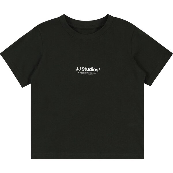 Jack & Jones Junior Tričko JJESOHO tmavozelená / biela 65659006