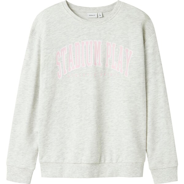 NAME IT Mikina sivá melírovaná / ružová / biela 64866135