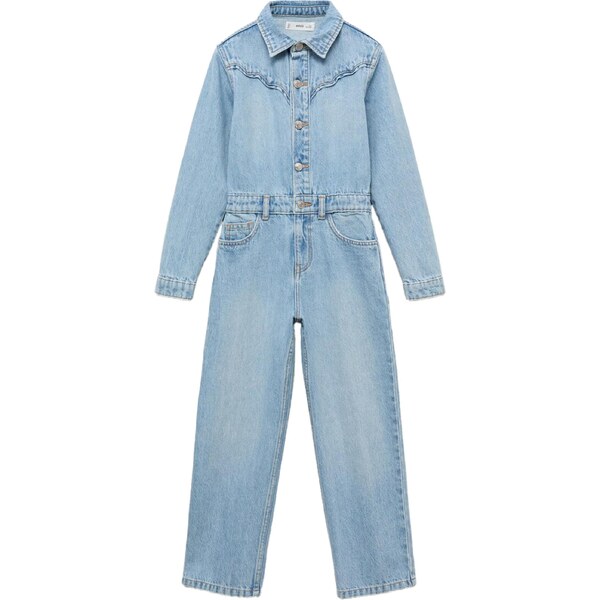 MANGO KIDS Overal Worker modrá denim 66008611