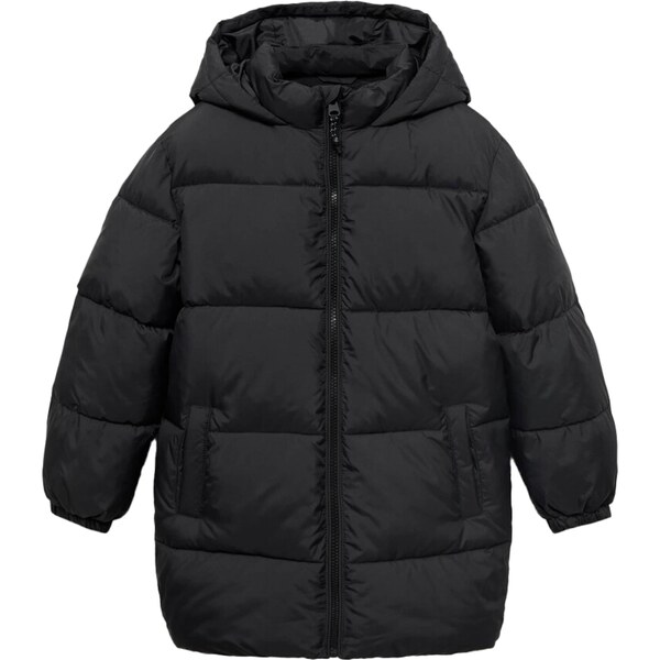 MANGO KIDS Zimná bunda Amerlong čierna 65237654