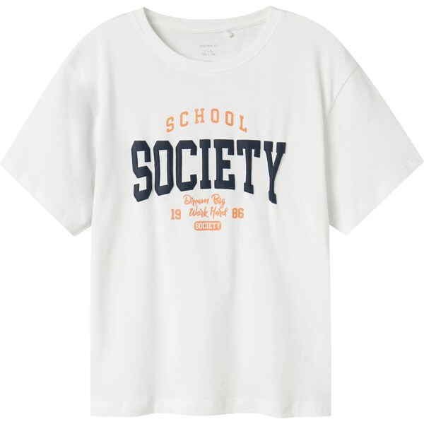 NAME IT Tričko NKMLADON enciánová / oranžová / biela 64866159