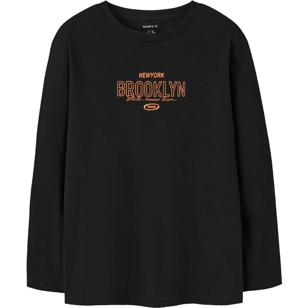 NAME IT Tričko NKMLAYTON oranžová / čierna 64866174