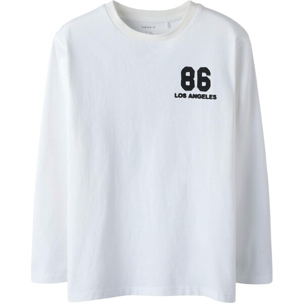 NAME IT Tričko NKMLAYTON čierna / biela 64866171